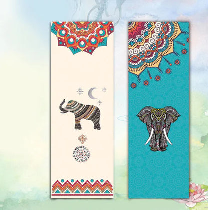 Elephant Print Yoga Mat