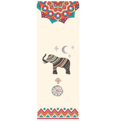 Elephant Print Yoga Mat